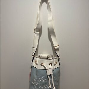 Juicy Couture Beach Crossbody Denim Bucket Bag